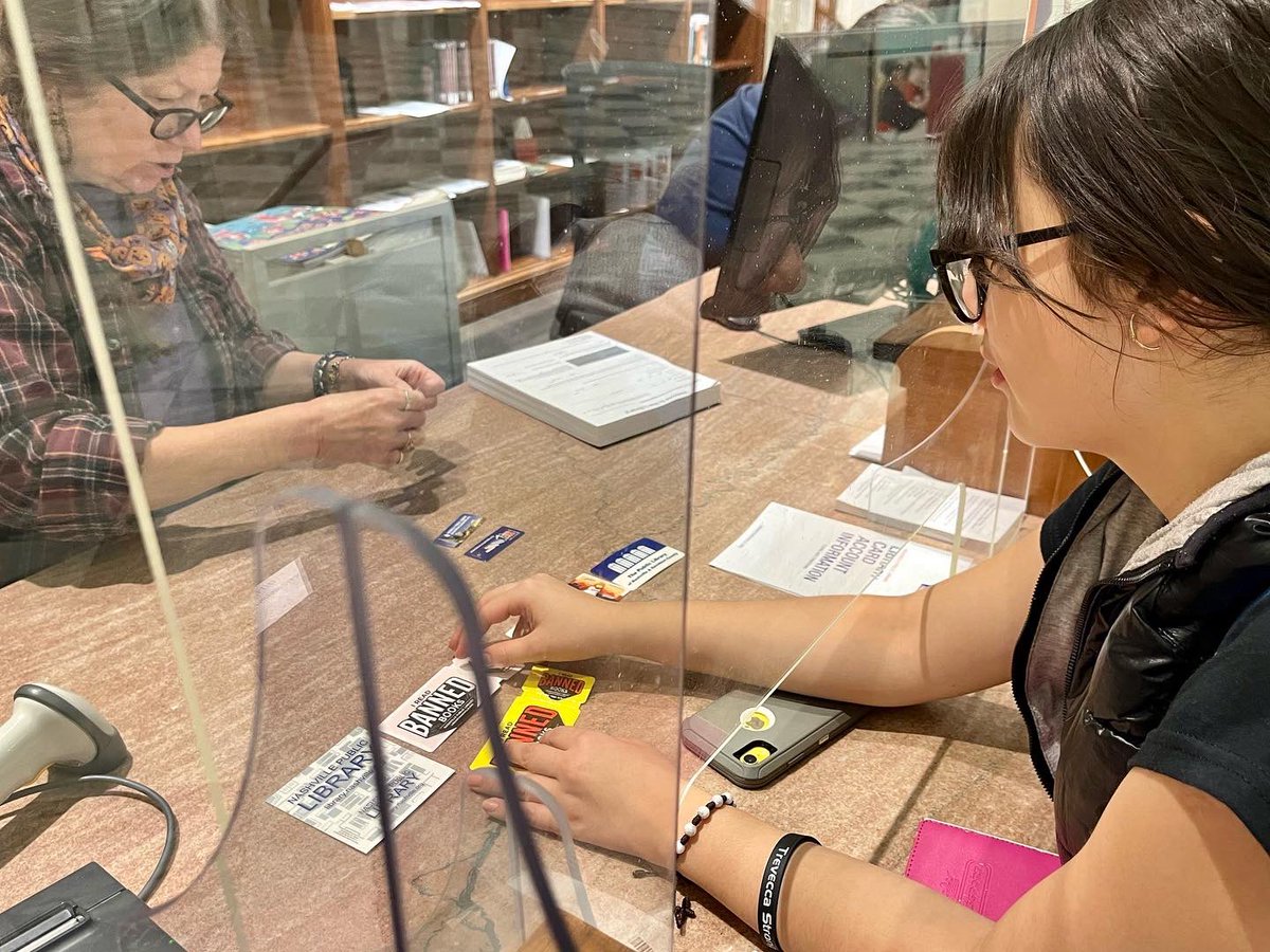 Yesterday the book club took a trip to the downtown public library to get signed up for cards! Nashville Public Library cards give students another option for books (+ebooks, audiobooks, movies and shows and more), giving them even more titles and options to choose from!