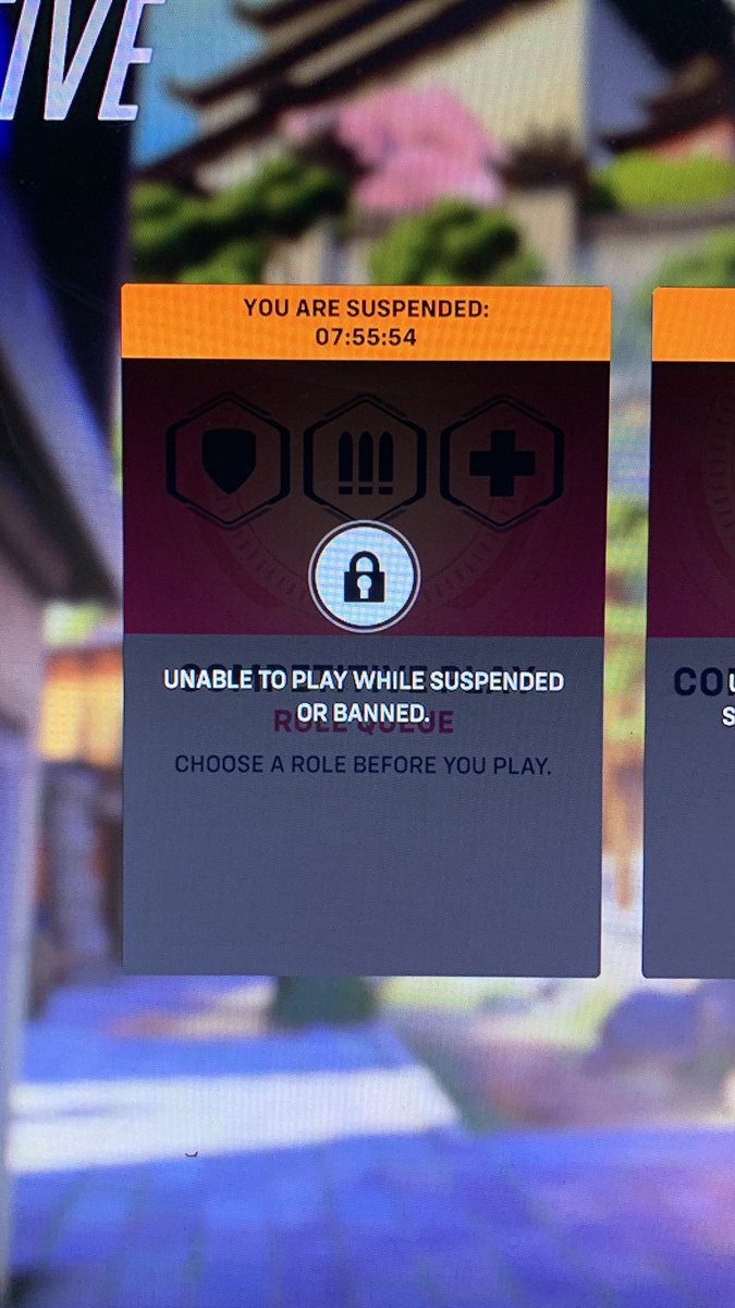 8 hour ban from getting achievements. Fix ur game <a href="/PlayOverwatch/">Overwatch</a> 😂