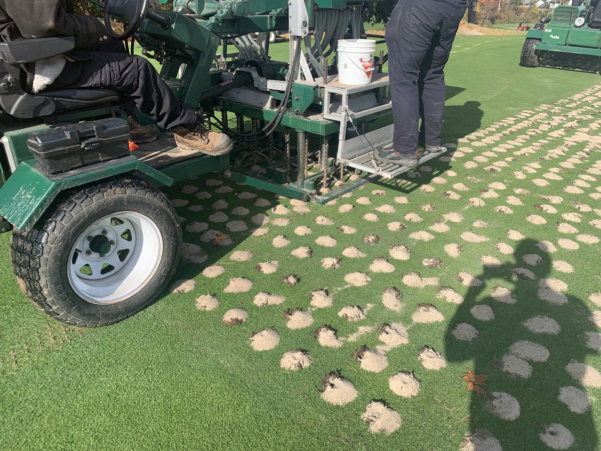 kawartha_golf's tweet photo. Drill and Fill for Healthier Greens! ⁦@ZanderSod⁩ https://t.co/06nF1Eq4tY