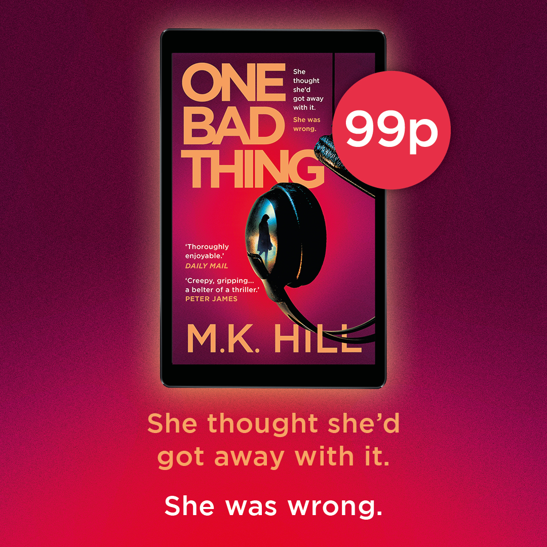 AriesFiction's tweet photo. 'A belter of a thriller. Creepy, convincing, it kept me gripped and guessing.' @peterjamesuk
#OneBadThing twisty and chilling thriller by @markhillwriter
Now 99p on Kindle for a limited time only!: https://t.co/MRgm211tEm https://t.co/AAyDtWAq6R