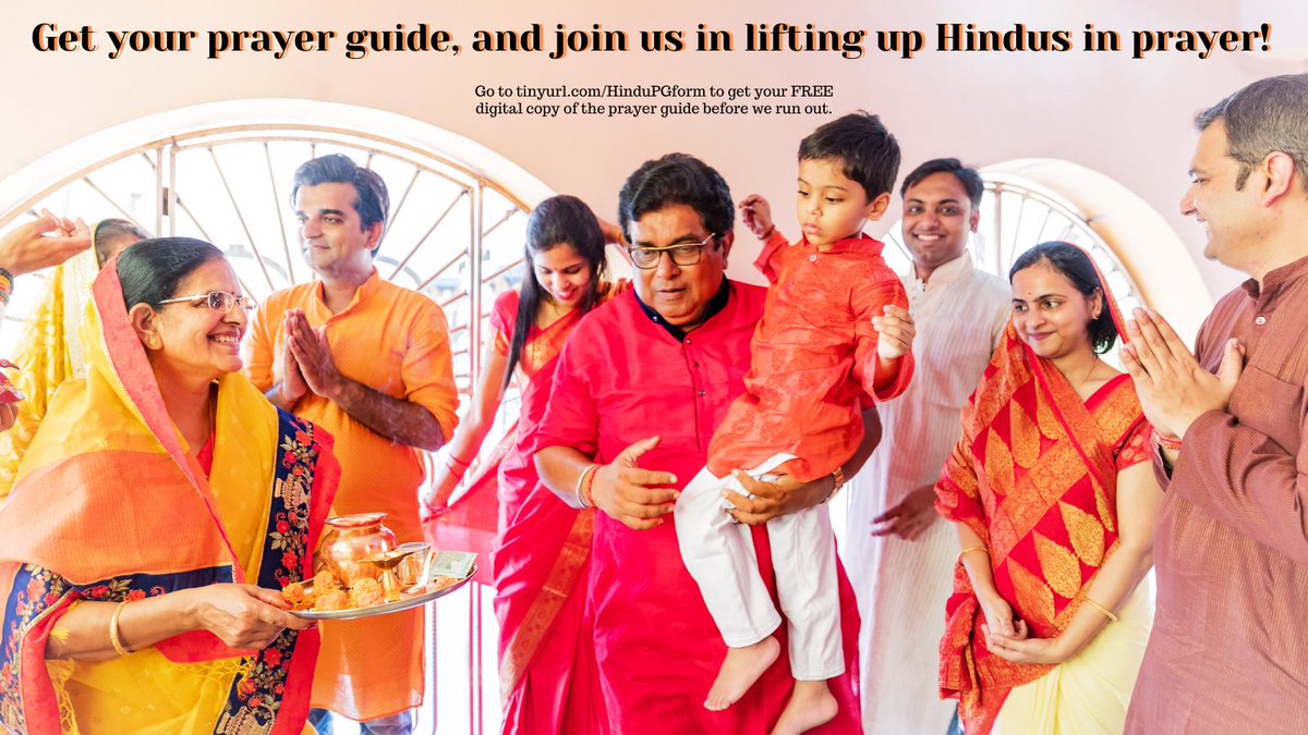 globalgatesinfo's tweet image. 15 DAYS of PRAYER for Hindus begins SUN., Oct. 16, &amp;amp; runs through SUN., Oct. 30. Join us in lifting up Hindus in prayer! Get your FREE digital copy of the prayer guide @ tinyurl.com/HinduPGform! We have a limited supply, so don’t miss this opportunity! #Pray #Prayer #PrayerGuide
