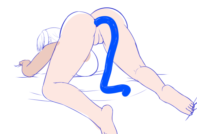 ついついまたスライム排泄させたくて落書きし始めちゃった 