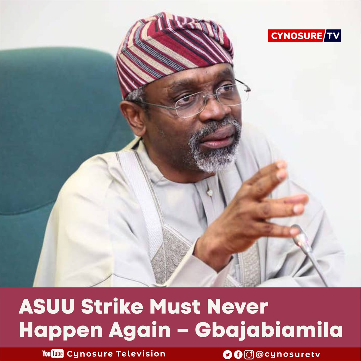 iam_olarhymes1's tweet photo. ASUU Strike Must Never Happen Again – Gbajabiamila
“Our public universities should be citadels of learning and innovation, where young people discover themselves and reach for the stars,” he said.

#AsuuStrikeUpdates  #APrayer4Liquorose  Yahaya Bello Abuja Victoria Island Sheggz https://t.co/6Vibuff8DA