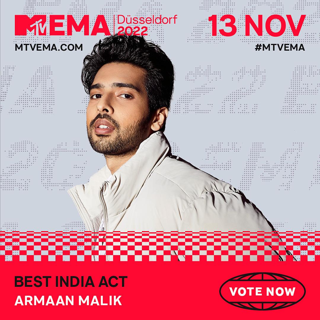 alphaBD's tweet photo. I've cast my vote for @ArmaanMalik22 in the #BestIndiaAct category for this year's @mtvema. 

What about #YOU? 

Vote here: https://t.co/Q7064GDFb5

#VoteAM4EMA #EMAs #ArmaanMalik https://t.co/Ik1VJo86tq