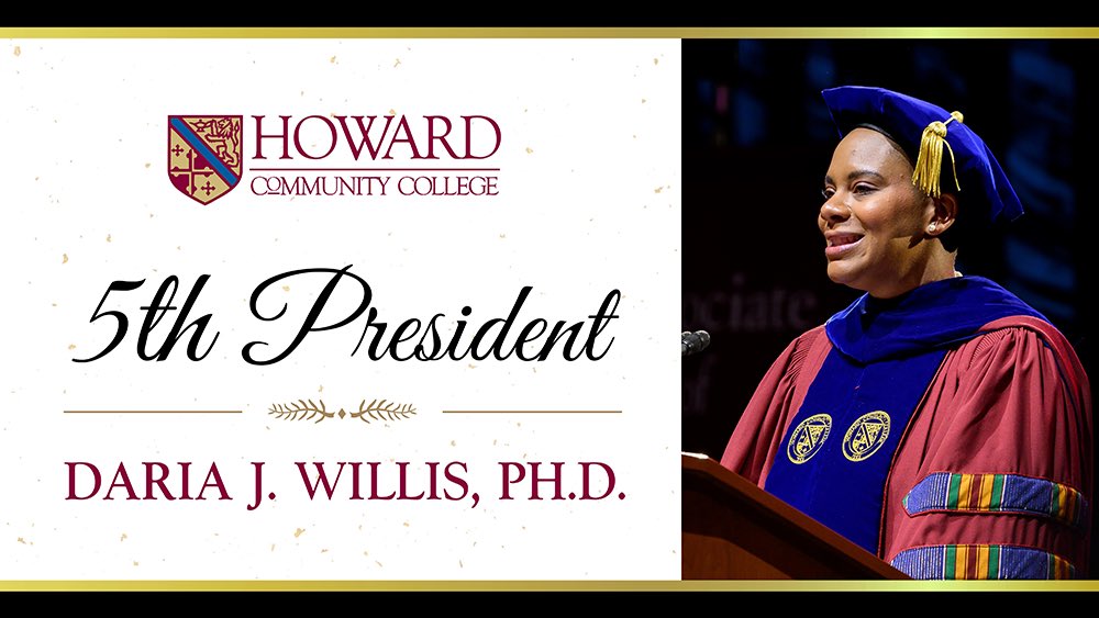 MHilaireDMD's tweet photo. Today I was honored to witness the Presidential Installation of Howard Community College’s 5th President, Dr. Daria J. Willis! Congratulations Dr. Willis, we are so excited to have you as our new leader!!!! @HowardCC @HowardCCPrez https://t.co/EzBIm2qhpw