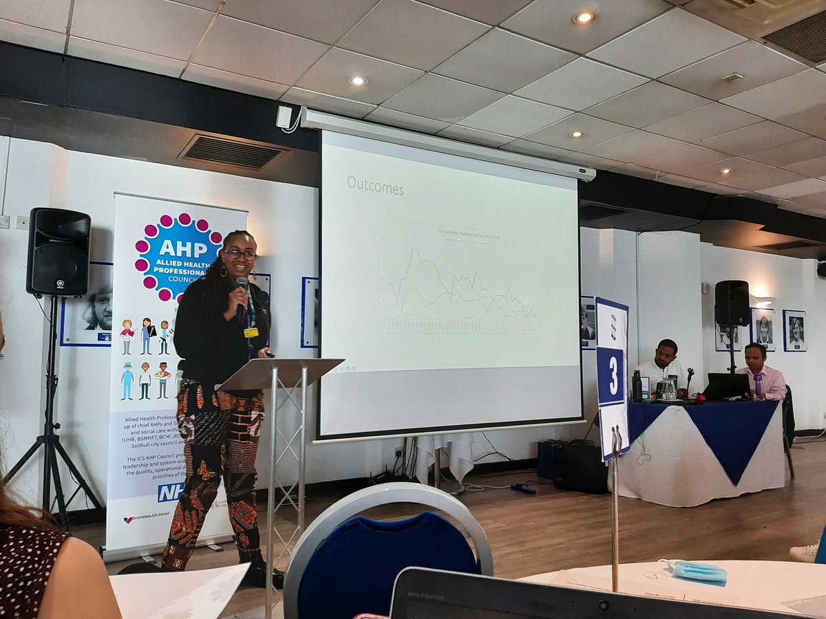 pennyandersonpt's tweet photo. So much fantastic info sharing from projects @Marilynpaedsahp & #therapyapps @FJBlackman & #FCP janeclark & AHP careers in MH, leahberry one service one city OT - mental health and davidrogers MSKtransformation 👏 #BSOLAHPsDay2022 @MidlandsAhps https://t.co/HJ3EHurahv