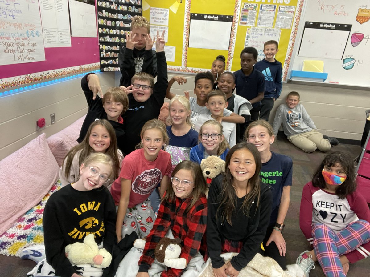 MsKoch5K's tweet photo. PJ Day in Ms. Koch’s classroom! Love these kiddos and the joy they bring to each day!! 😍 https://t.co/Ny2LXGb82a