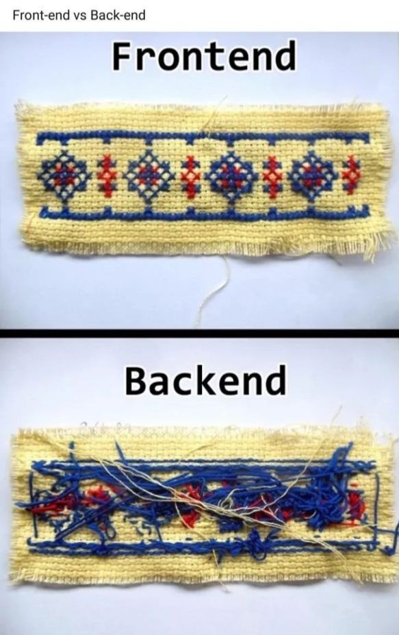 twelfthdream's tweet image. 🔴 Front-end developer vs Back-end developer

#FrontEndDeveloper #WordPress #Linux