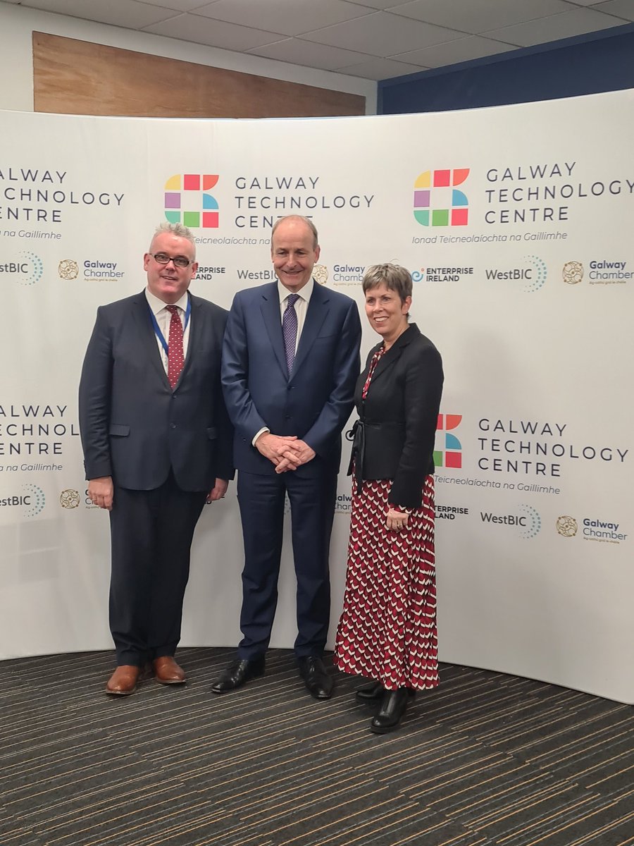 Wonderful to be representing <a href="/ATU_GalwayCity/">ATU Galway City</a> School of Business at @GalwayTech expansion with An Taoiseach <a href="/MichealMartinTD/">Micheál Martin</a> speaking about importance of continued innovation &amp; research collaboration with academia &amp; industry. Great support from <a href="/West_BIC/">WestBIC</a>, <a href="/Entirl/">Enterprise Ireland</a> &amp; <a href="/GalwayChamber/">Galway Chamber</a>