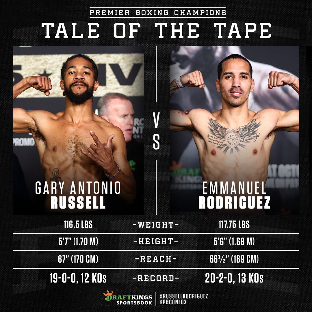 premierboxing's tweet photo. The #WilderHelenius PPV fighters have all weighed in. The battle begins at 9PM ET / 6PM PT Saturday at @barclayscenter, only on @pbconfox. #PlantDirrell #SanchezNegron #RussellRodriguez #PBConFOX https://t.co/NLggIZ43A7