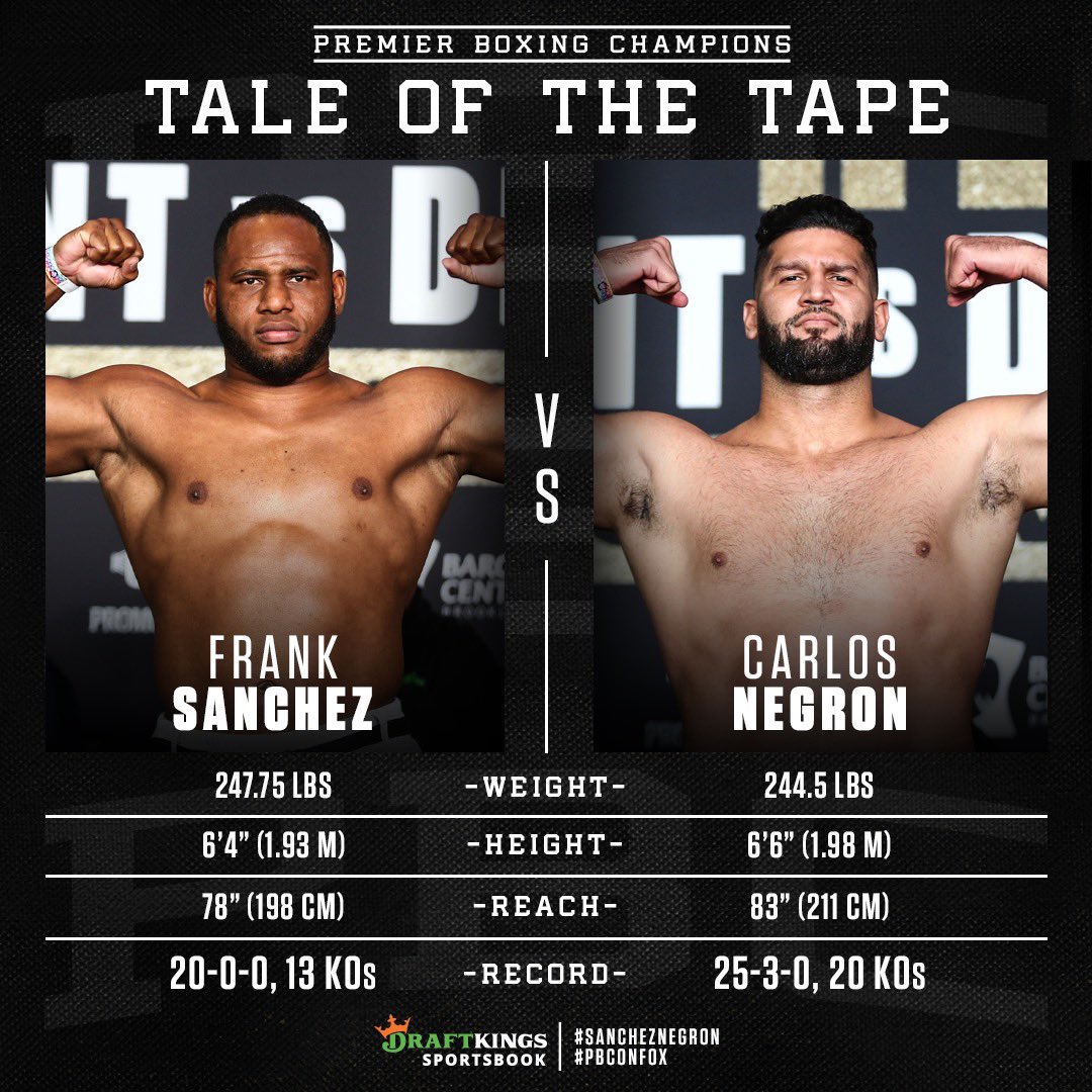 premierboxing's tweet photo. The #WilderHelenius PPV fighters have all weighed in. The battle begins at 9PM ET / 6PM PT Saturday at @barclayscenter, only on @pbconfox. #PlantDirrell #SanchezNegron #RussellRodriguez #PBConFOX https://t.co/NLggIZ43A7