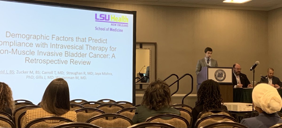 Mary Beth Westerman (@drmbwesterman) on Twitter photo Great presentation by <a href="/Justindavidmed/">Justin David</a> on factors that predict for BCG compliance <a href="/LSUUrology/">LSU Department of Urology</a> :
1) enrollment on clinical trial
2) male gender
Overall compliance ~85%
#MAAUA22 <a href="/LSUUrology/">LSU Department of Urology</a> <a href="/UroCancer/">Scott Delacroix M.D.</a> <a href="/NOlacancer/">Jessie Gills</a> Great presentation by <a href="/Justindavidmed/">Justin David</a> on factors that predict for BCG compliance <a href="/LSUUrology/">LSU Department of Urology</a> :
1) enrollment on clinical trial
2) male gender
Overall compliance ~85%
#MAAUA22 <a href="/LSUUrology/">LSU Department of Urology</a> <a href="/UroCancer/">Scott Delacroix M.D.</a> <a href="/NOlacancer/">Jessie Gills</a>