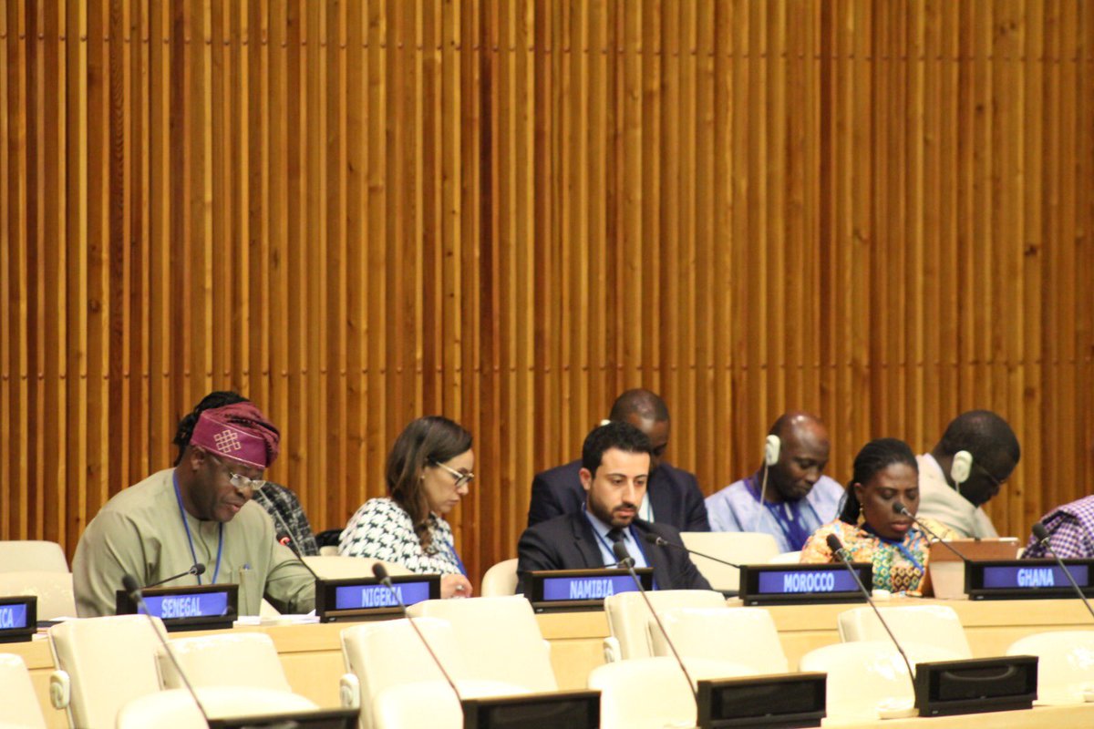 SarjohBah3's tweet photo. I had the pleasure of meeting  #Amb. Linda Thomas Greenfield, the Permanent Representative of the U.S. to the UN. Amb Greenfield and the AU Team led by Commissioner Bankole consulted on a number of issues of mutual interest to the #AU and #US Government. https://t.co/fiTETzDoFH
