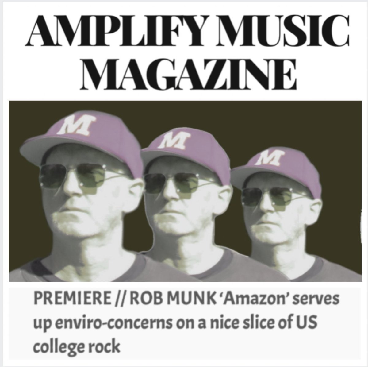 Shameless Promotion PR (@shamelesspr_) on Twitter photo Kind words from <a href="/AmplifyMusicMag/">Amplify Music Mag</a> on #RobMunk's 'Amazon' single, recorded & produced by <a href="/RayKetchem/">Ray Ketchem</a> at <a href="/MagicDoorMusic/">Magic Door Recording</a> ~ tinyurl.com/mr3acp7k <a href="/RobMunkMusic/">Rob Munk</a> <a href="/musicblogrt/">MusicBlogRT</a>
"Enjoyable, danceable, moshable– timeless in the same way as Pixies and Throwing Muses will never seem old" Kind words from <a href="/AmplifyMusicMag/">Amplify Music Mag</a> on #RobMunk's 'Amazon' single, recorded & produced by <a href="/RayKetchem/">Ray Ketchem</a> at <a href="/MagicDoorMusic/">Magic Door Recording</a> ~ tinyurl.com/mr3acp7k <a href="/RobMunkMusic/">Rob Munk</a> <a href="/musicblogrt/">MusicBlogRT</a>
"Enjoyable, danceable, moshable– timeless in the same way as Pixies and Throwing Muses will never seem old"
