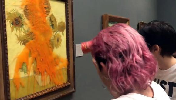 YeongGAMES's tweet photo. La pintura de Van Gogh fue digitalizada para su preservación? Si. Entonces no pasó nada.

Preocúpate por el cambio climático que es más importante.

#SheHulk | Van Gogh https://t.co/t8DU2iMYLF