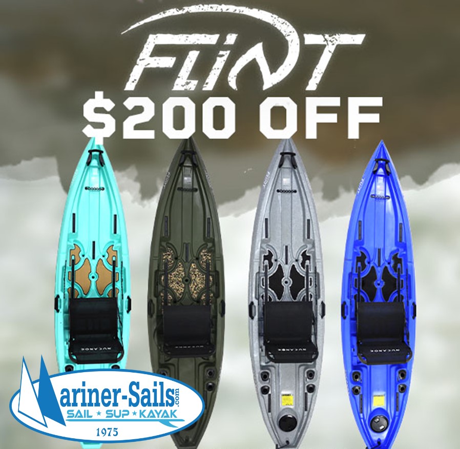 MarinerFun's tweet photo. All 2022 NuCanoe Flints are discounted by $200! Hurry up, only while supplies last! 
https://t.co/IopZNnuq4t https://t.co/gLW7CHUdkV