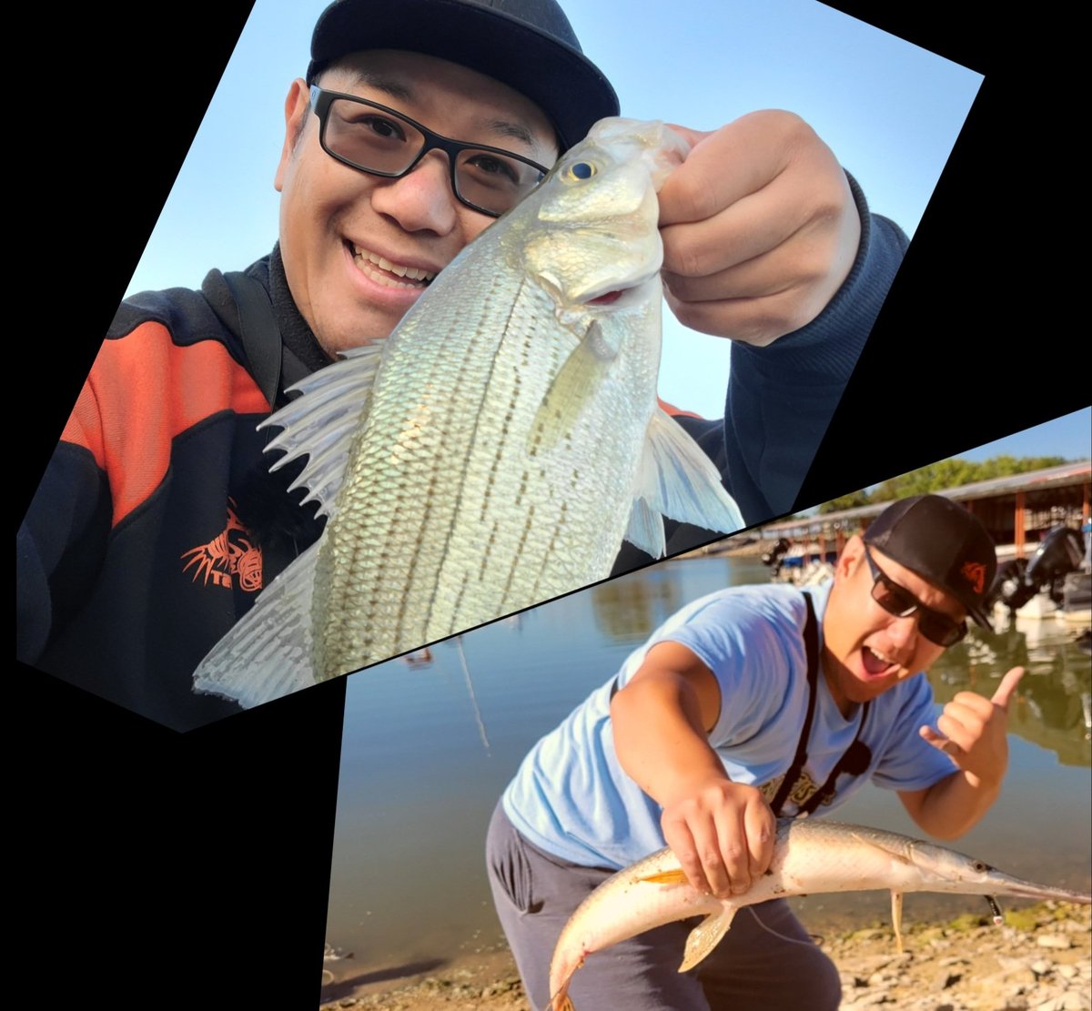 Fishing with Friends and Family us always fun! Of course. It's even better when we Slay the White Bass!...and a rare Gar! Cheers and enjoy 

youtu.be/VkMoGNeJmu0 <Video 
#fishing #fishingtrip #fishinglife #fishingislife #fisherman #fishingaddict #fishingbuddy #fish