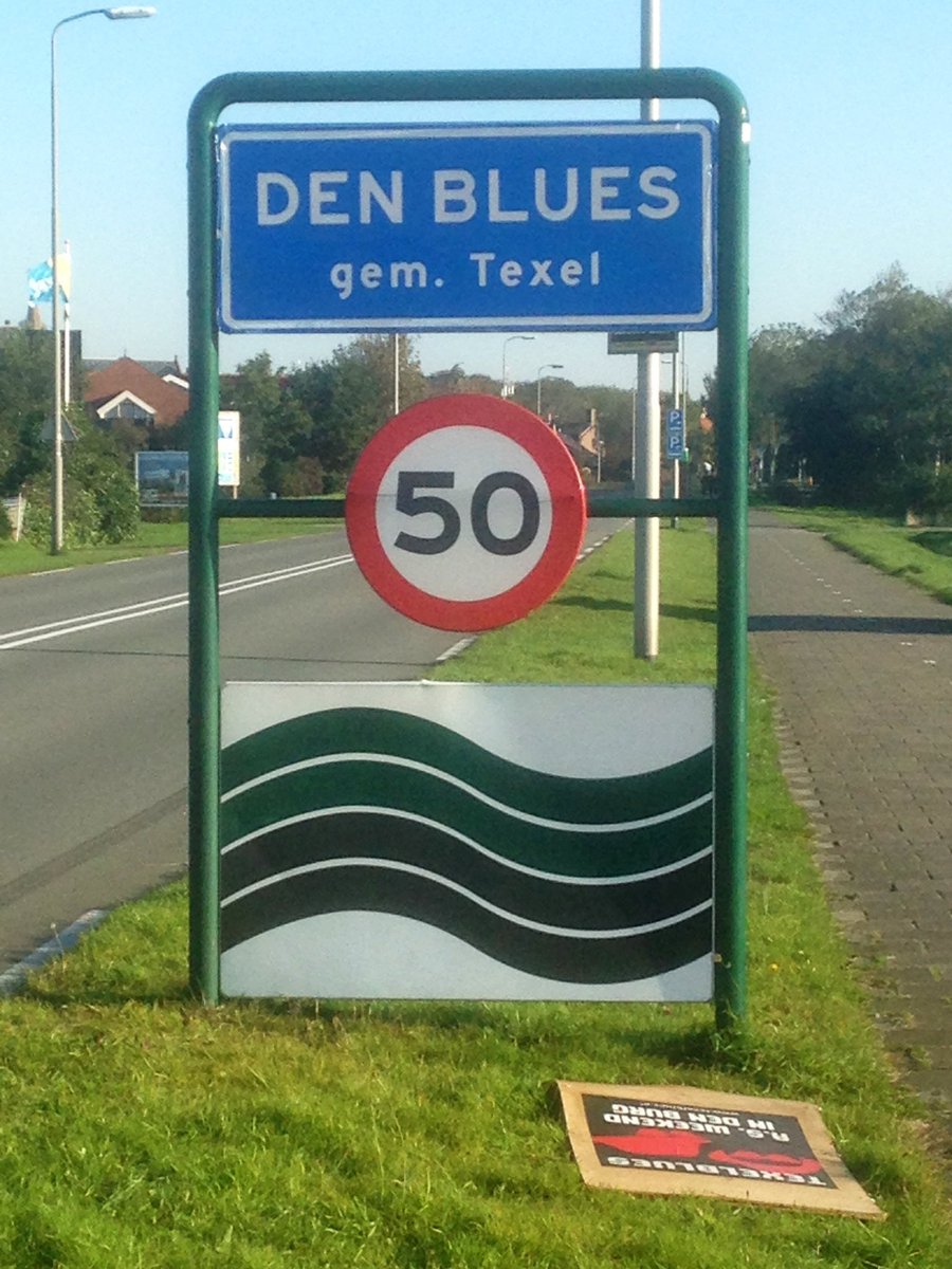 Shout out to the great folks on the Dutch island of Texel, who just kicked off their 33rd Blues Festival! They even change the road signs!

#livemusic #texelbluesfestival #texel #blues #bluesmusic #bluesfestival #yourbluesmoment #Dutch #greatmusic #music