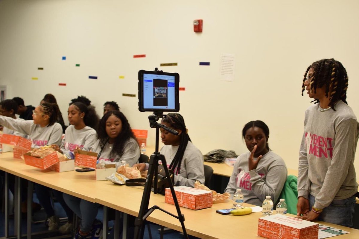 RitterPrepHS's tweet photo. Today, #MovementNotMoment was in full swing at the Elevate Conference: Wake Up for Change, finding community solutions to end gun violence. Student led community conversations followed by an inspiring youth-led panel discussion for conference participants!
#Lionpride #Community https://t.co/qWQRP8hUrr