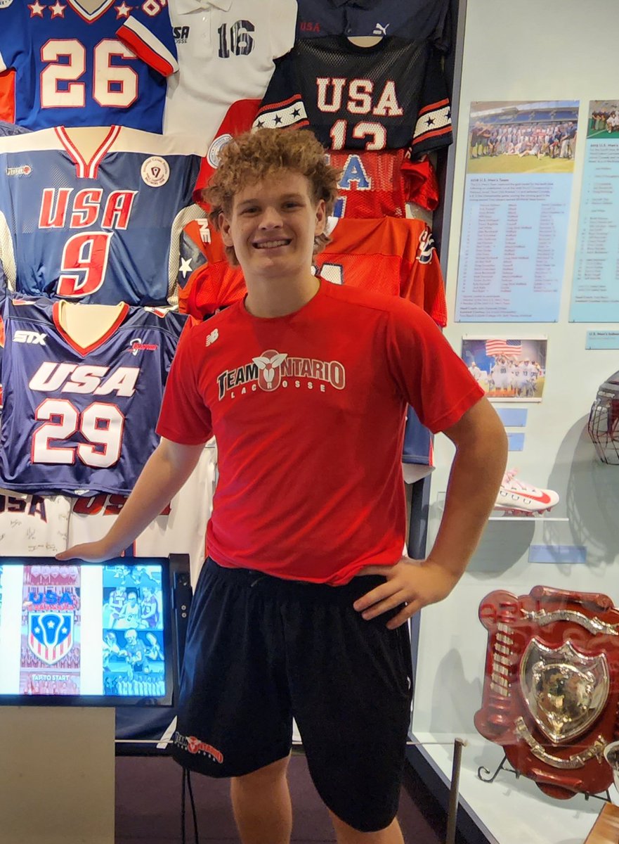 My first time checking out the <a href="/USA_Lacrosse/">USA Lacrosse</a> National Lacrosse Hall of Fame. #lovethisgame #brogdencup #teamontariolacrosse