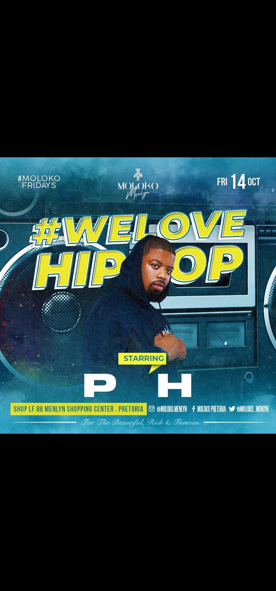 ElementfoulS's tweet photo. #WeLoveHipHop
@Moloko_Menlyn
Tonight re on 🔥🔥🔥🕺vutha vire https://t.co/Ug6lXYd4WY