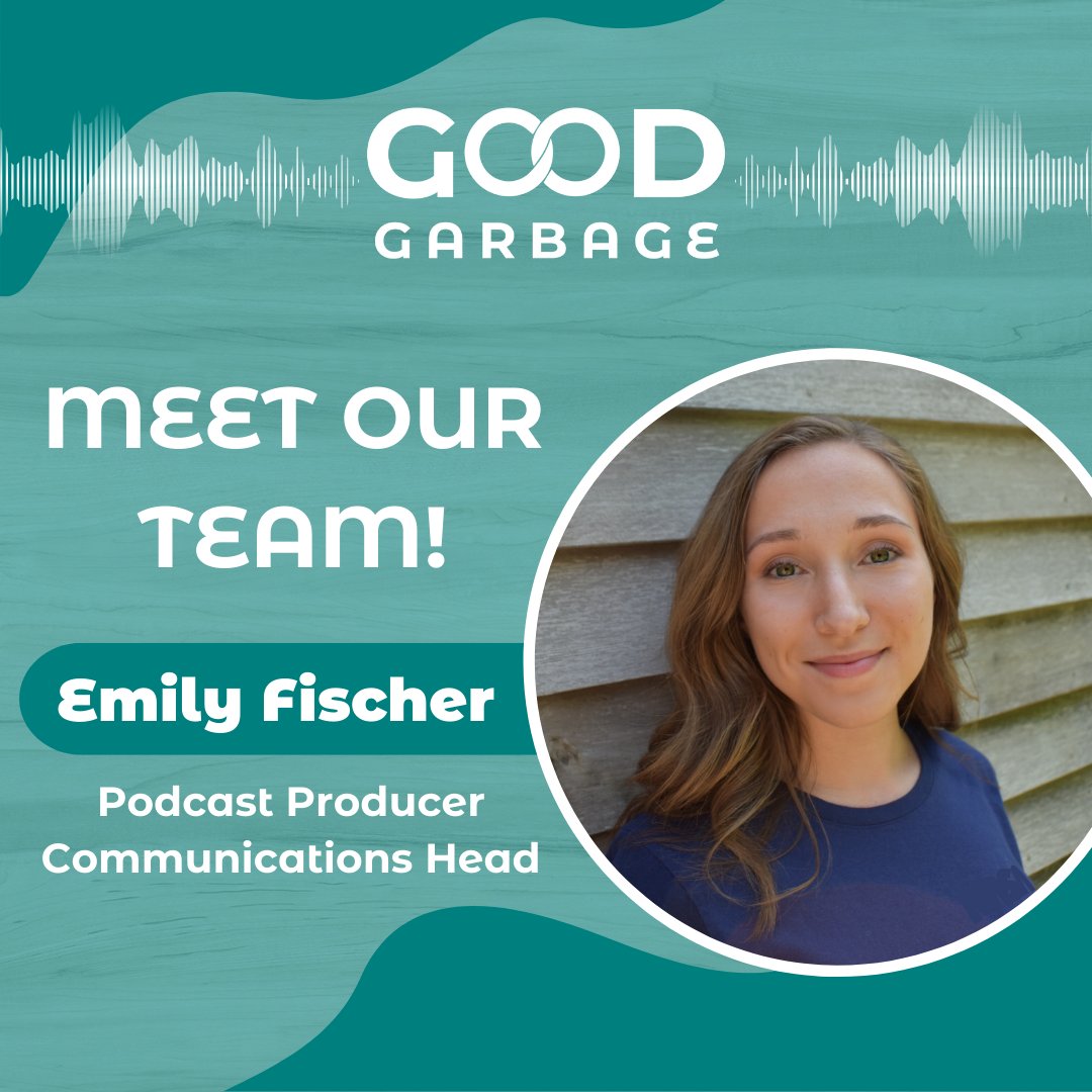 GoodGarbagePod's tweet photo. Want to learn more about the team behind Good Garbage? Meet our producer, Emily! She will be attending @SustainBrands '22 in San Diego next week to find new, exciting topics for the #podcast. If you're there and you see her, be sure to say hello! 

#SB22SanDiego #goodgarbage https://t.co/CJfYGpuwlI