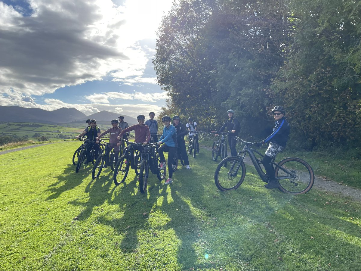RMI_Architects's tweet photo. Great way to finish off the week with Friday afternoon mountain ebiking at Castlewellan Forest Park &amp; a good dinner at Hillyard House. Thanks to our fantastic hosts @LifeAdventureCt (especially for getting us all back in one piece) 👏👏👏 🚴🚴🚴 https://t.co/UekkXg1eXF