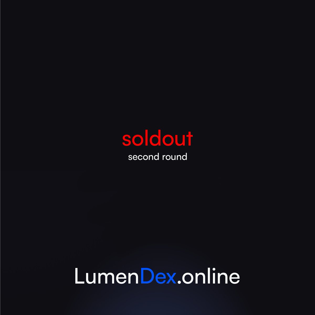 lumendexio's tweet photo. 🔥SECOND INVESTMENT ROUND -  SOLDOUT

Second round of investment has been finished. We thank all investors for their interest. Incredible result!
LumenDex team is continuously working on bringing decentralised and innovative solutions to stellar.
https://t.co/jTPfYDsbLz https://t.co/gzxiG5xAaw