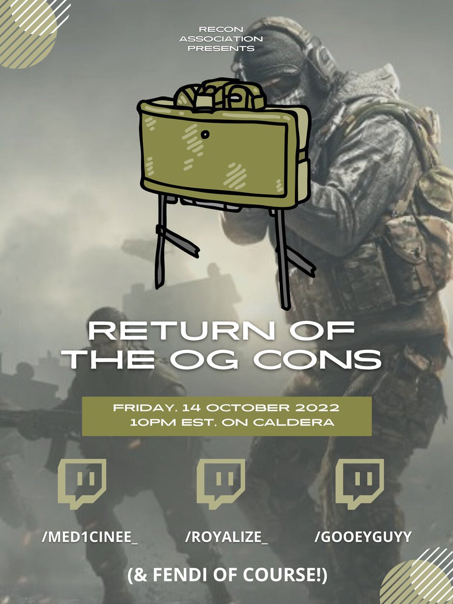 It’s time. We’re back. The original RA squad from Verdansk is officially hitting the map tonight at 10pm. Be there.