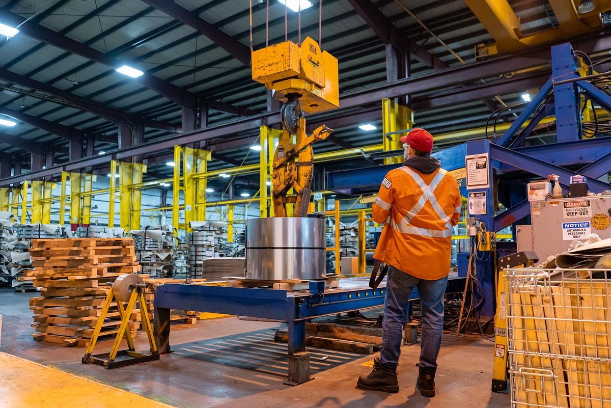 baileymetal's tweet photo. Take a closer look into our #baileymetalprocessing plant and the process!
#thestrengthwithin #werehiring #jobs #career #steelcoil #processing #ourstrengthisourteam
#photodump #hardwork #baileymetal #newopportunities
#baileymetalprocessing https://t.co/nCcUzQ6tGy