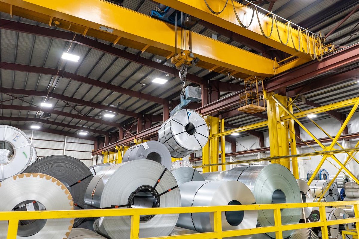 baileymetal's tweet photo. Take a closer look into our #baileymetalprocessing plant and the process!
#thestrengthwithin #werehiring #jobs #career #steelcoil #processing #ourstrengthisourteam
#photodump #hardwork #baileymetal #newopportunities
#baileymetalprocessing https://t.co/nCcUzQ6tGy
