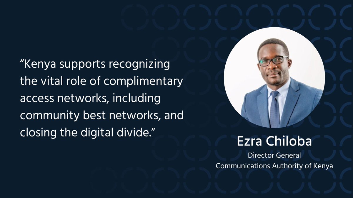 Our stance on the importance of an #InternetForEveryone was echoed by many in attendance, including @CADirectorGen. Thank you for supporting an accessible Internet!