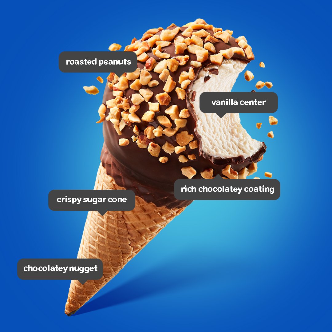 Tag a friend who agrees that no other dessert compares to the many textures of a Drumstick sundae cone. #DessertDay #NationalDessertDay