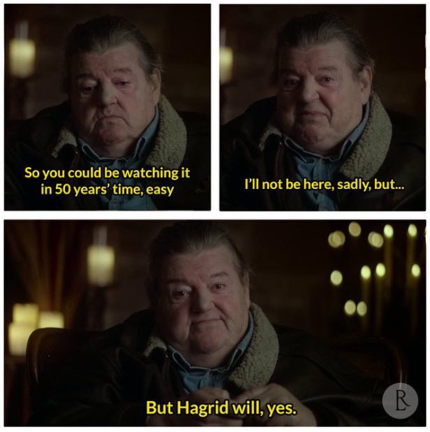 MidlandsPCUK's tweet photo. As a huge Harry Potter fan. This news saddens me 😞 “Mad and hairy? You wouldn’t be talking about me, now, would you?” #RIP https://t.co/n3R8cb92v0
