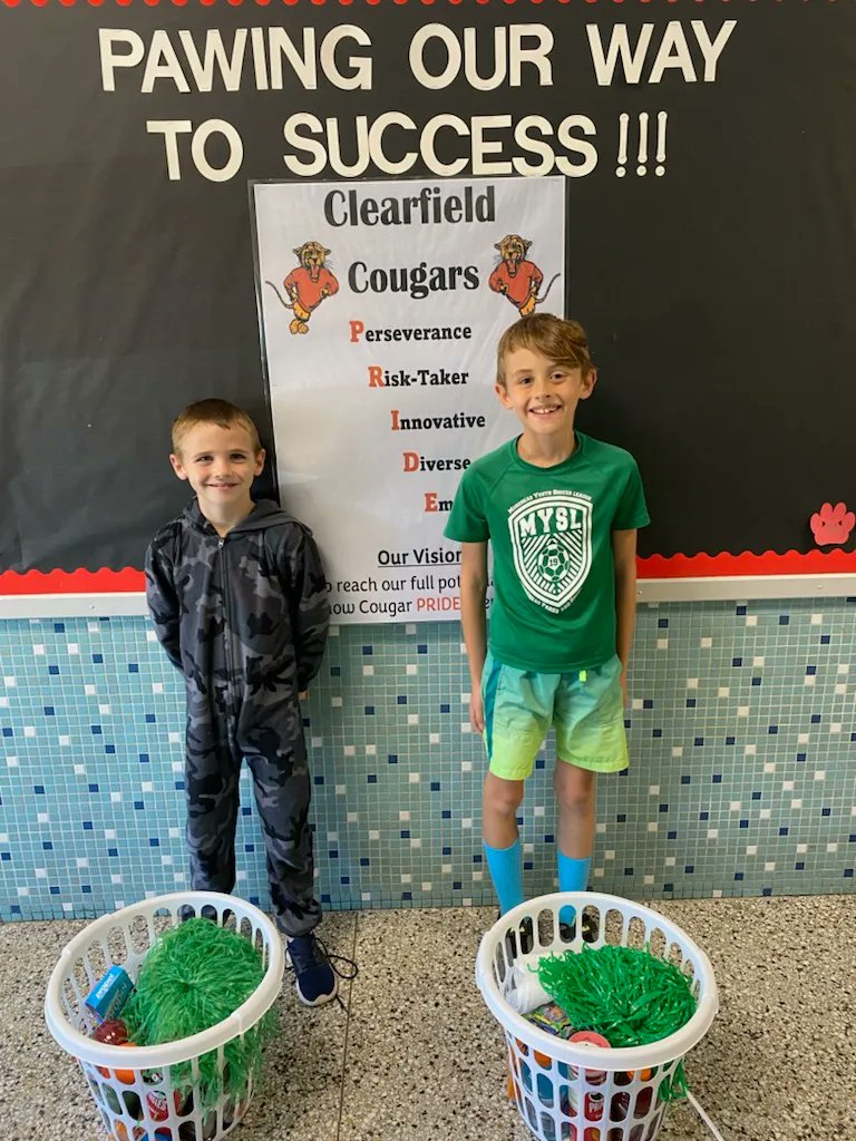 Good luck to a couple of our students as they compete in the State Elementary Cross Country Meet!  We are so proud of you! #LearnersTodayLeadersTomorrow #CougarsLEAD🐾❤️ #rcLEAD💚💛