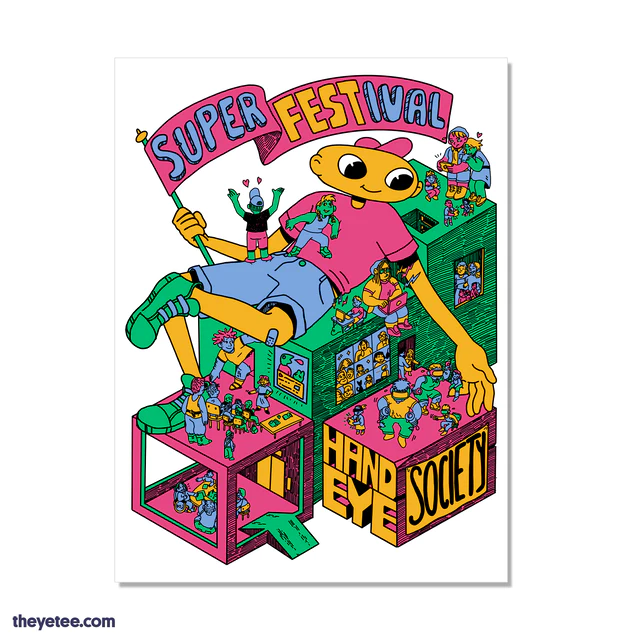 「Join  for The SuperFESTival this weekend」|The Yetee 🌈のイラスト