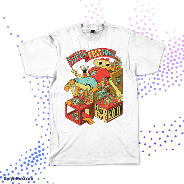 「Join  for The SuperFESTival this weekend」|The Yetee 🌈のイラスト