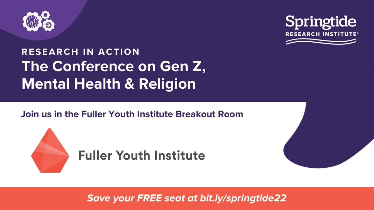 We’re co-hosting a FREE conference with <a href="/WeAreSpringtide/">Springtide Research Institute</a> next Wednesday, October 19, to talk about Gen Z, mental health, and religion. Listen to the latest research, and then join the FYI breakout room with <a href="/KPowellFYI/">Kara Powell</a>, <a href="/bgriffinfyi/">Brad M. Griffin</a>, and the team! bit.ly/3rWGp7l