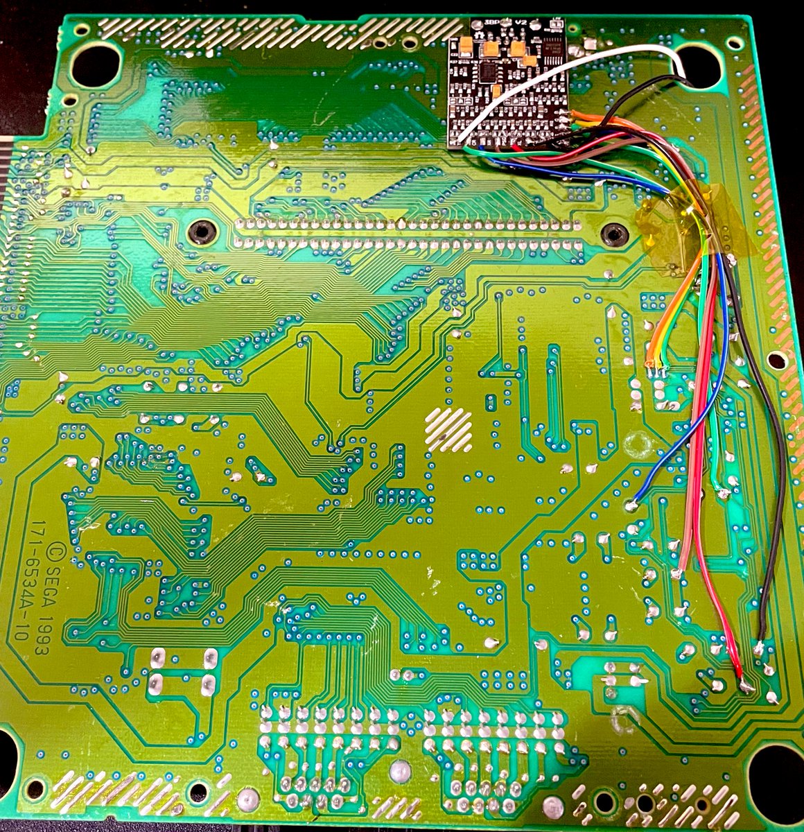 Another mod finished! 
Triple Bypass on a #Sega Genesis!
Thanks <a href="/Insurrection33/">Insurrection Industries</a>! 
#retrogaming