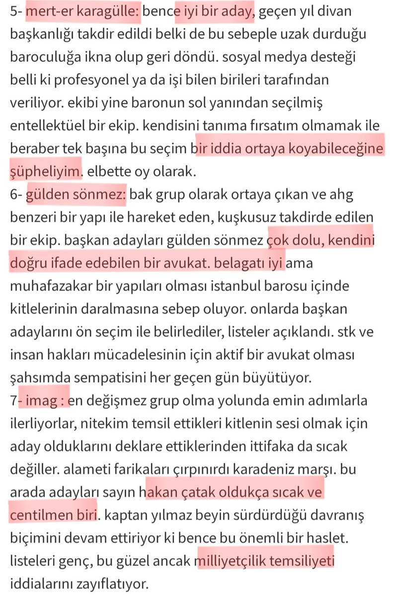 TurgayBilge's tweet photo. "Kim vasat
Kim altın günü teyzesi
Kim konuşmaktan başka şey yapmayan
Kim kıymeti bilinmeyen
Kim çalışkan
Kim entelektüel
Kim dolu
Kim centilmen
Kimin seveni çok
Kimin kıdemi yetersiz❓️"

2022 İstanbul Barosu Başkan Adaylarını ekşisözlük'ten tanıyalım:
https://t.co/lOrEvlS0Um https://t.co/49HVPaUvaq