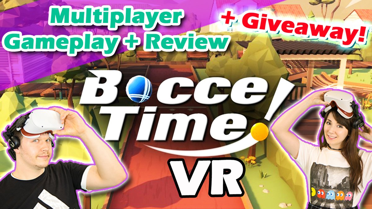 VenturePopTV's tweet photo. Bocce Time VR is incredible fun for a simple game of Bocce Ball! The physics, locations, polish and ease of multiplayer make it a slam dunk for playing with friends or others! Highly recommended from both of us! Check it out! https://t.co/ViVdKtMAne @DeepDiveVR https://t.co/1ce4uVf6r0
