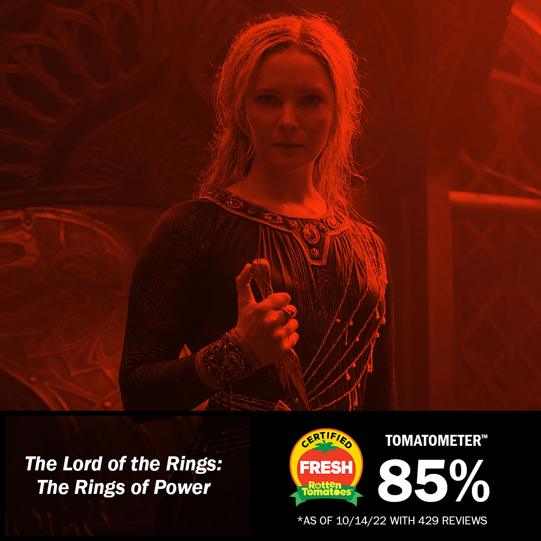 Rotten Tomatoes on X: The Lord of the Rings: #TheRingsOfPower is