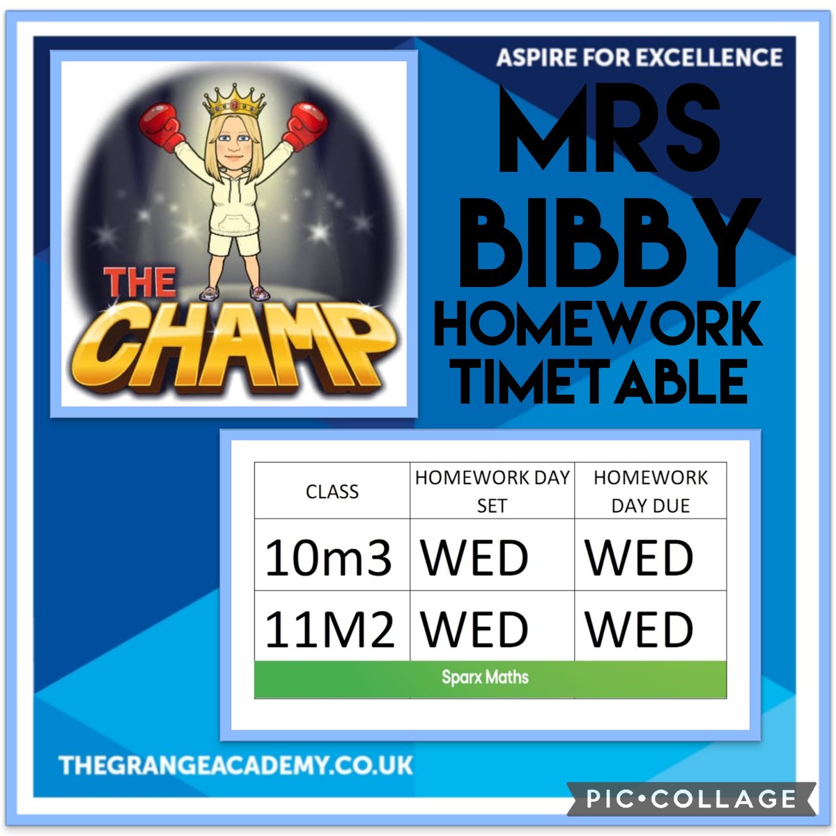 TheGrange_maths's tweet photo. Homework timetables for Maths are live ! 
#thegrangeacademy 
#aspireforexcellence https://t.co/f8aCHcGhWO