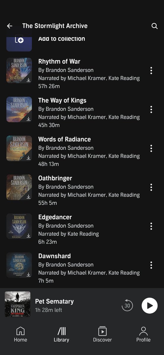 BrianJKim's tweet photo. Finally ready to tackle The Stormlight Archive in 2023. Going to try and time it so I finish right before the 5th book drops. https://t.co/028M0q0quu