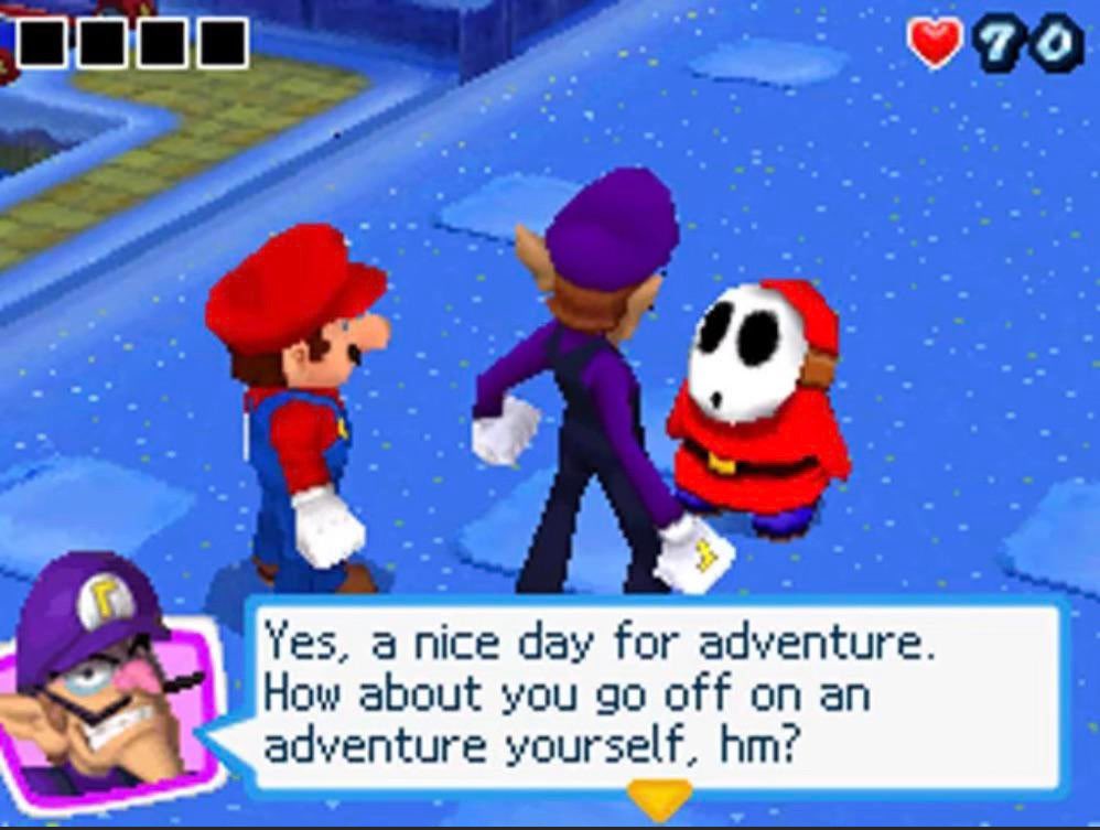 misterduby's tweet image. Waluigi got the most polite way of saying “piss off” I ever seen