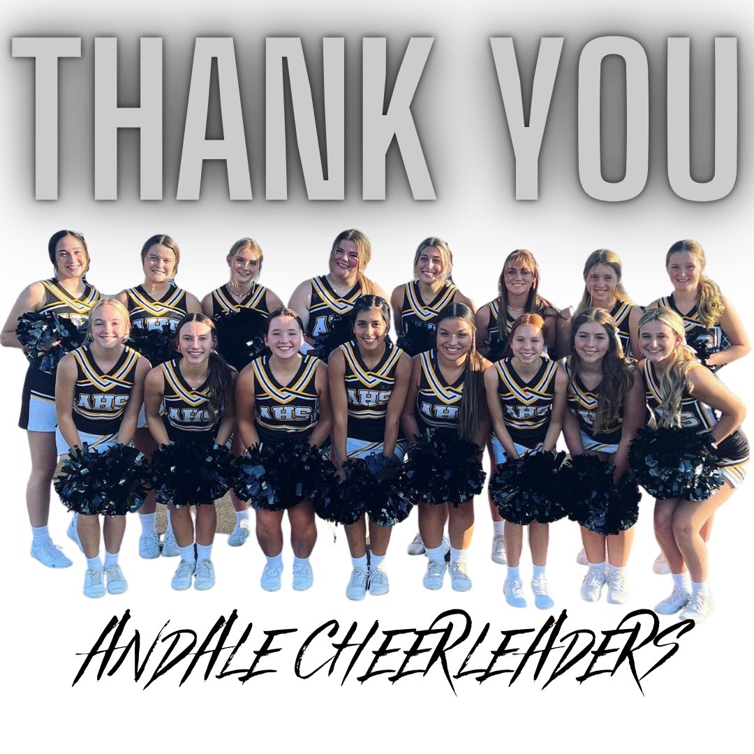 APPRECIATION POST FOR OUR CHEERLEADERS!! 
<a href="/Andale_Indians/">Andale High School</a> <a href="/AndaleAthletics/">Andale Athletics</a>