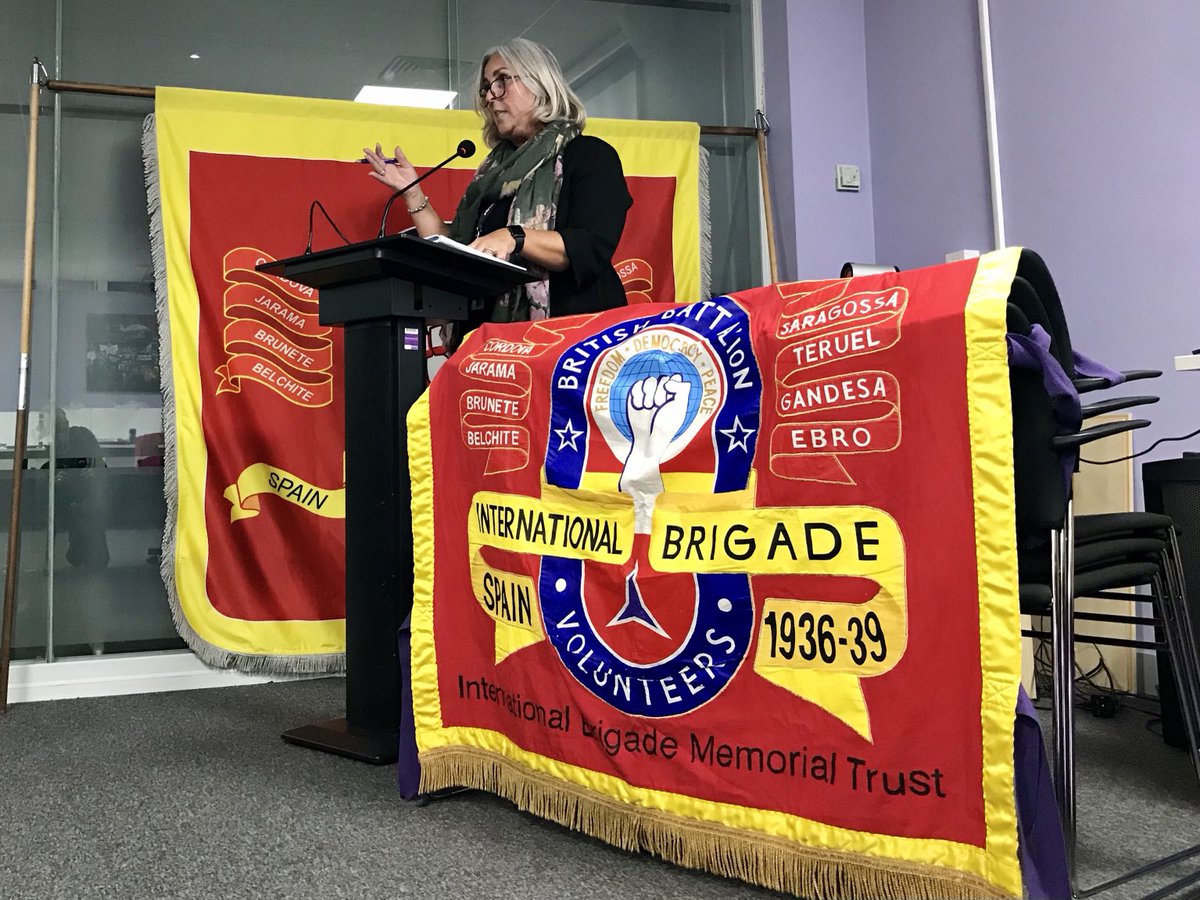 A warm welcome tonight to everyone attending our AGM events this weekend. Vicky Knight from ⁦<a href="/NorthWestUNISON/">UNISON North West</a>⁩ speaks at tonight’s reception about historic links between trade unions and the International Brigade. ⁦<a href="/IBMT_SCW/">IBMT</a>⁩ ⁦<a href="/unisontheunion/">UNISON - UK's largest union</a>⁩ ⁦@PHMMcr⁩