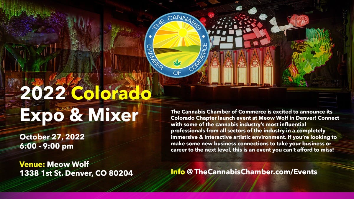 GatewayProven's tweet photo. Those in Colorado join us at the launching event of the Colorado Chapter of the Cannabis Chamber of Commerce. A fantastic opportunity to network &amp; create new connections. Don't miss it!
#cannabiscommunity #cannabisbusiness  #networking 
https://t.co/WN4ORTaAyD https://t.co/wrwehlUtsz