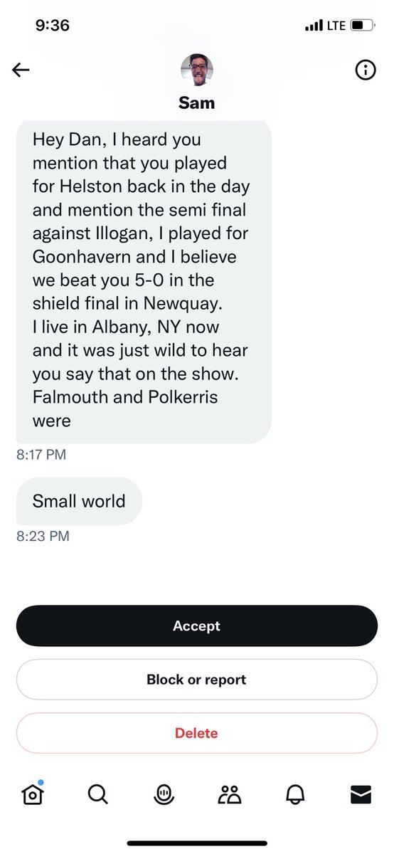 DanThomasESPN's tweet photo. Very cool #smallworld https://t.co/vk9EPebKfU