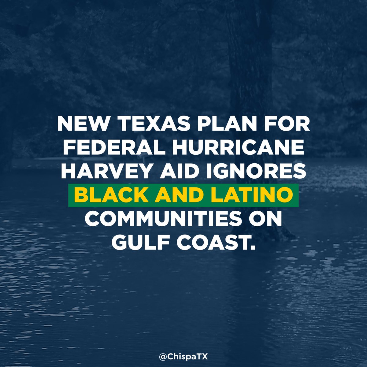 ChispaTexas's tweet photo. The new plan for Hurricane Harvey aid has made the same old result! We NEED policies that ensure relief funding goes to straight to our gulf coast communities ‼️

#DontMessWithChispaTX #FossilFuelPollution #StopFossilFuel #IndigenousMigrants #Immigrants #Pollution #CleanOceans https://t.co/FQceRXy8TF